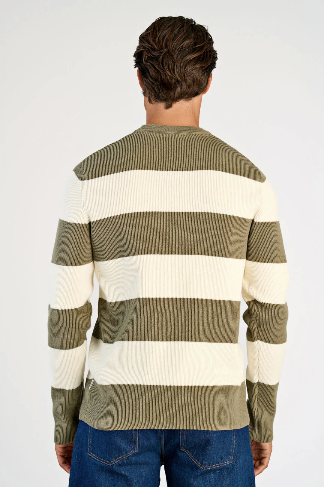 Mens - Striped Cotton Knit 804036