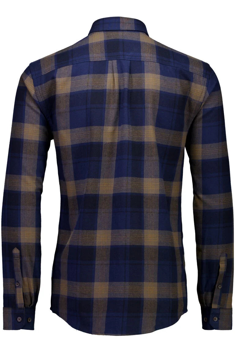 203932 - Mens Cotton Checked Shirt Navy