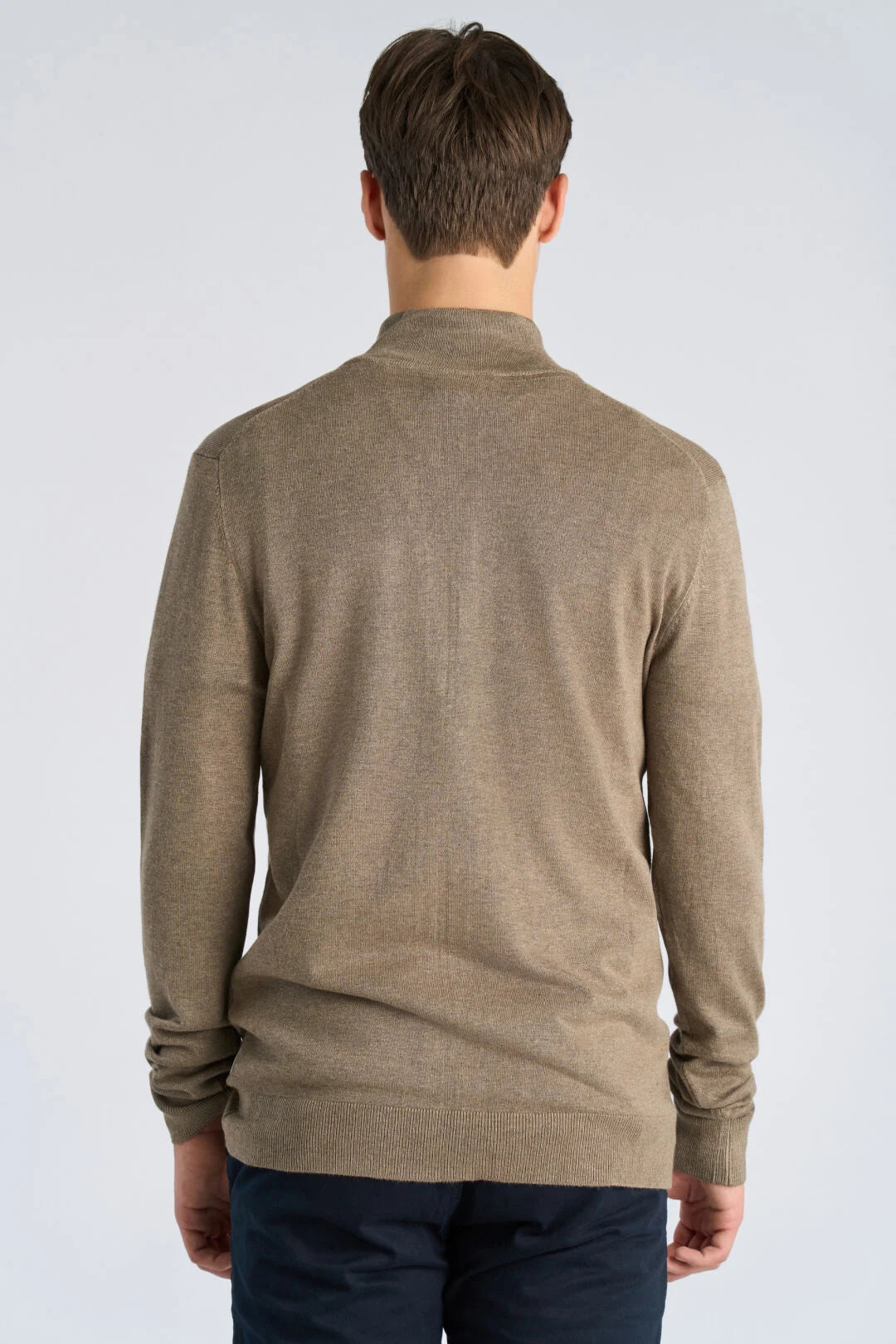 Mens - Knitted Zipped Cardigan 800143