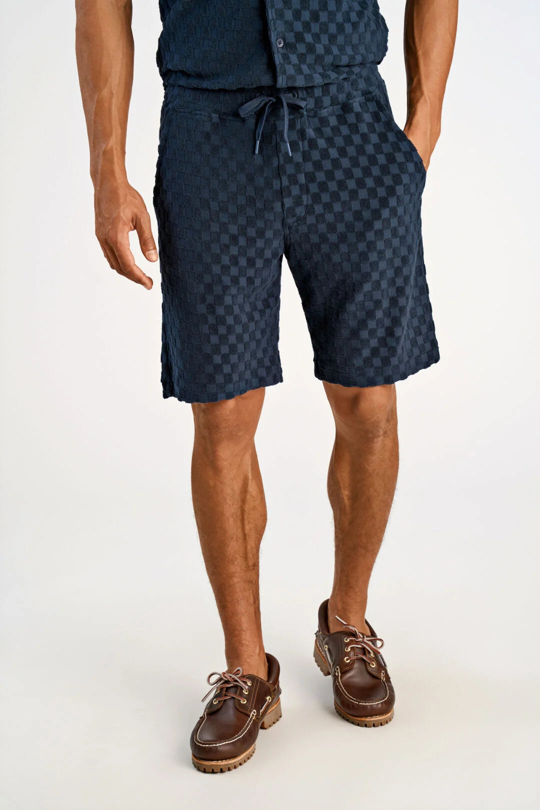 Mens - Casual Terry Short Navy