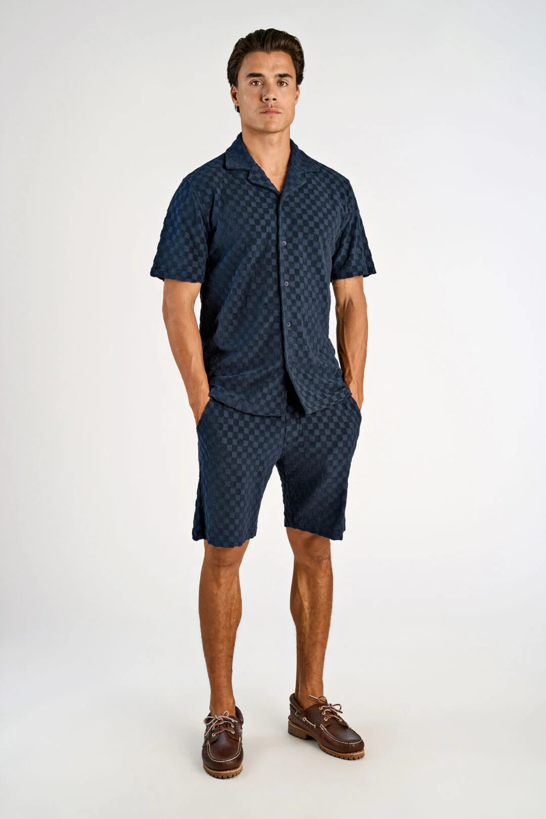 Mens - Casual Terry Short Navy