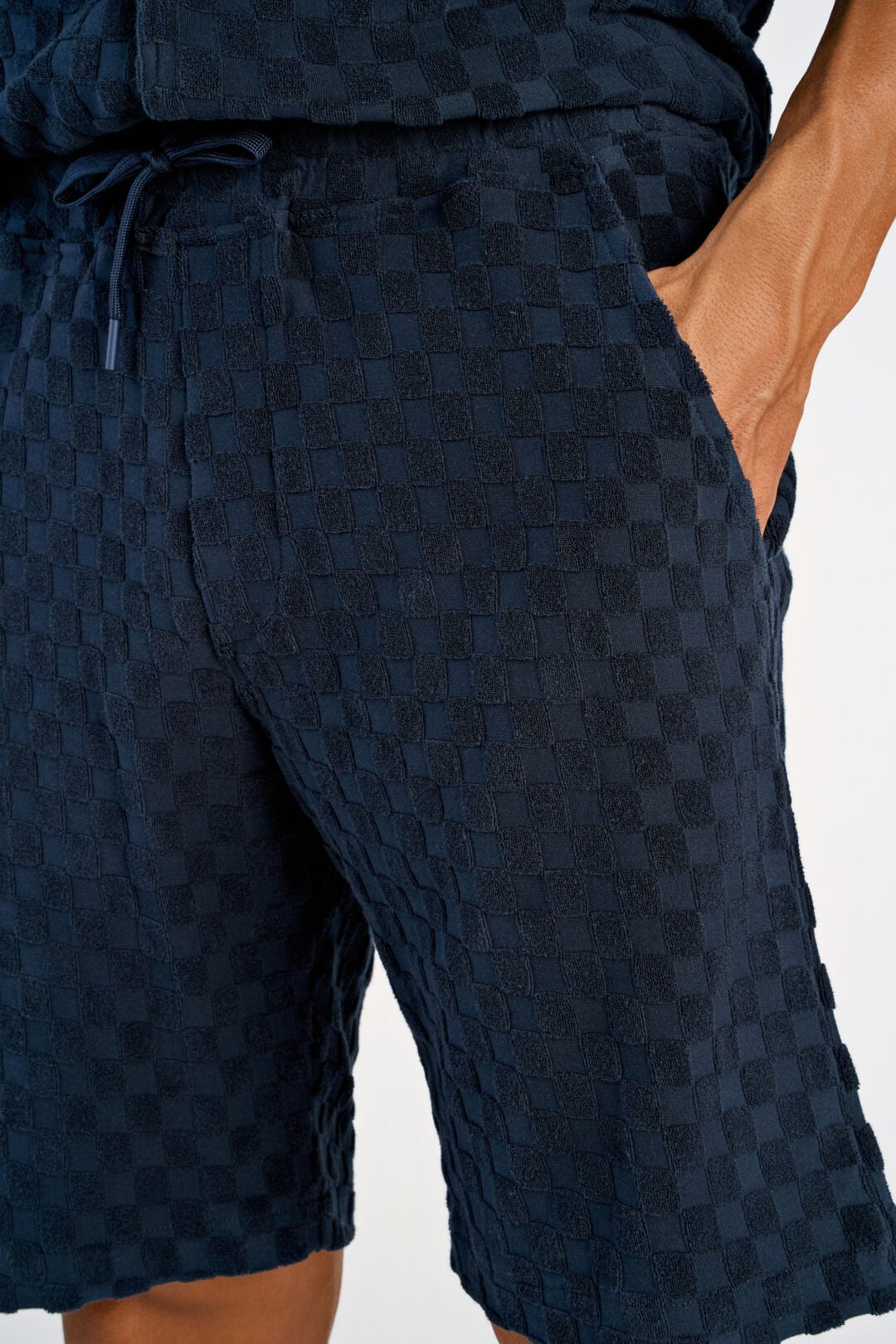 Mens - Casual Terry Short Navy