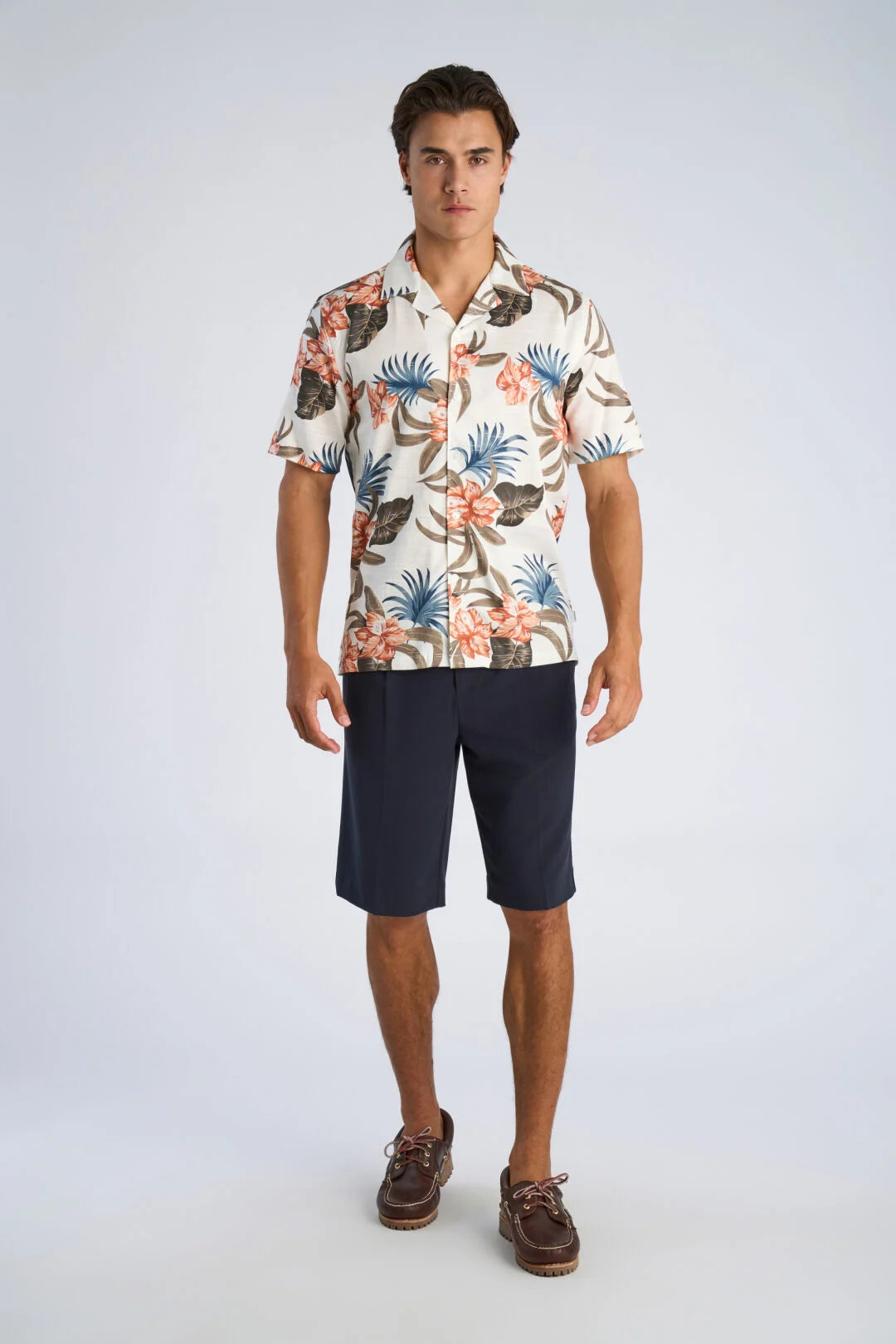 Mens - Floral SS Shirt 203861