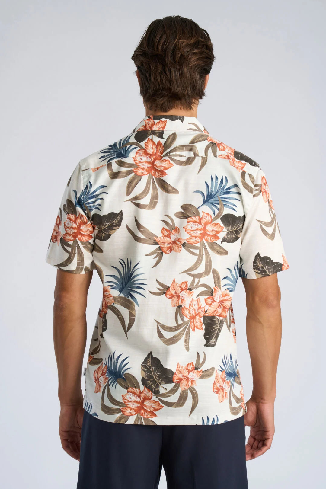 Mens - Floral SS Shirt 203861
