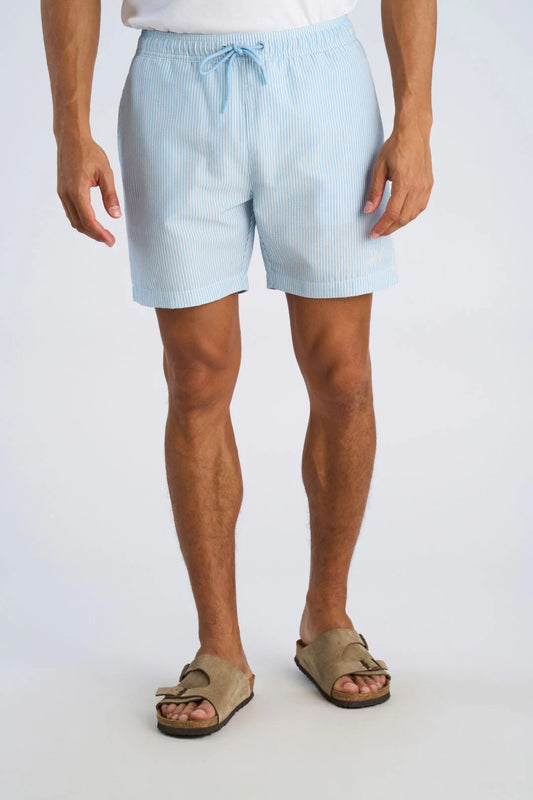 Mens - Striped Swim Shorts