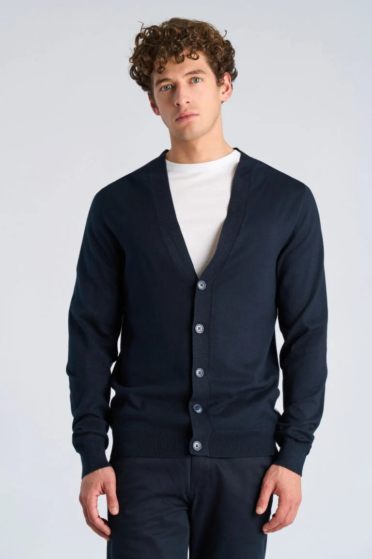 800130 - Mens Eco Vero Light Knit Cardigan