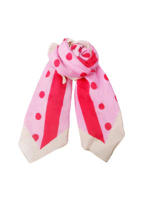 BCEstelle Mini Cotton Scarf Pink