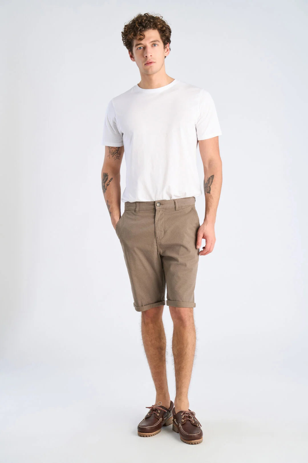 Mens - Chino Shorts w/Pattern 505045R
