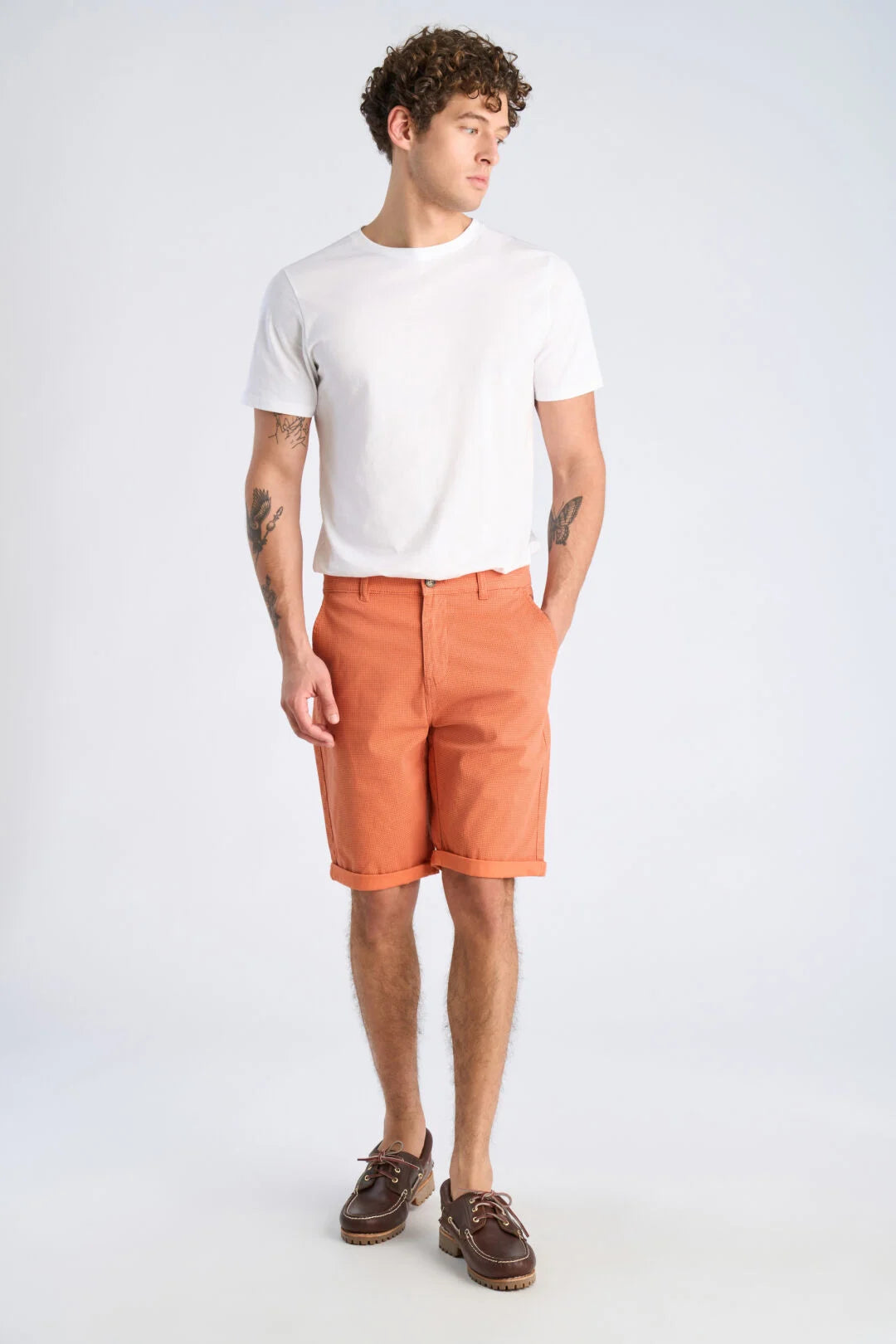 Mens - Chino Shorts w/Pattern 505045R