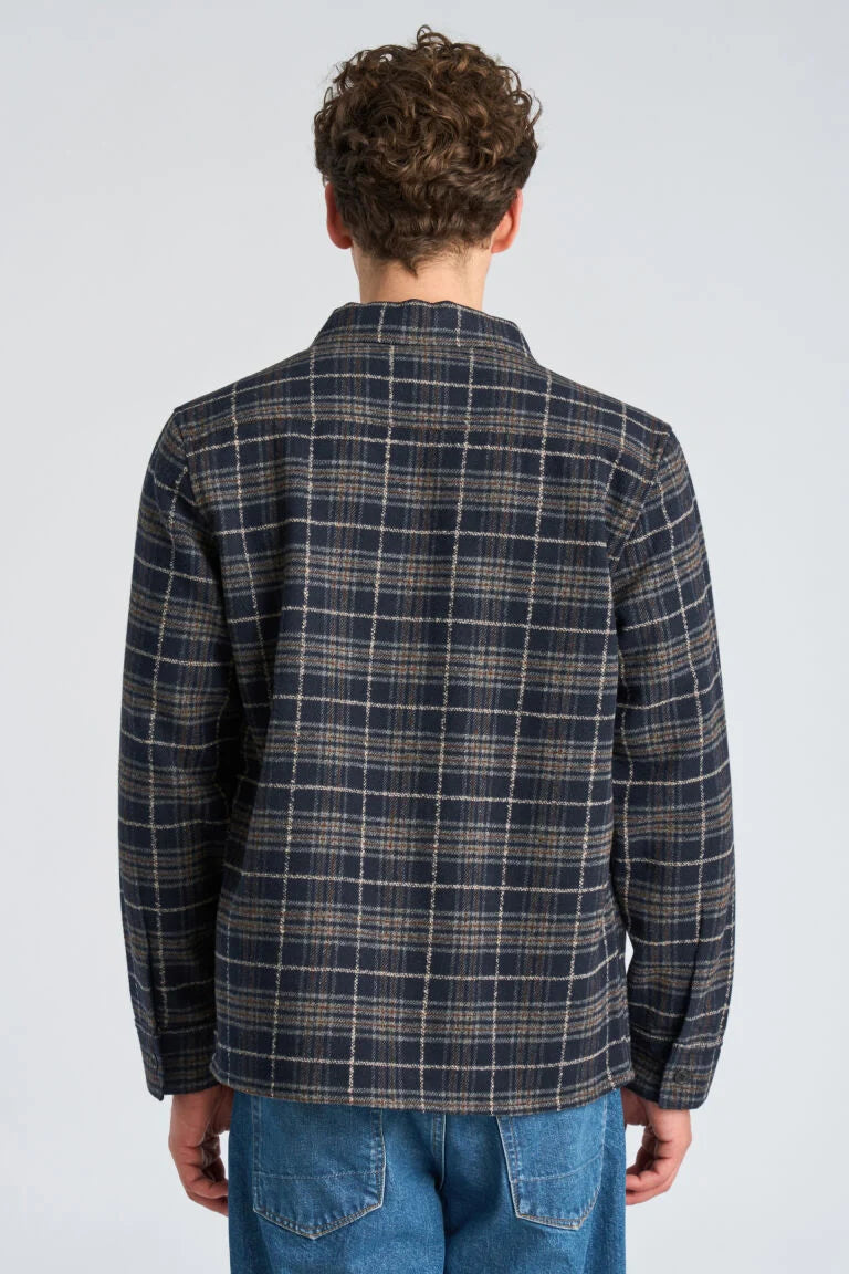 305097 - Mens Checked OverShirt Navy
