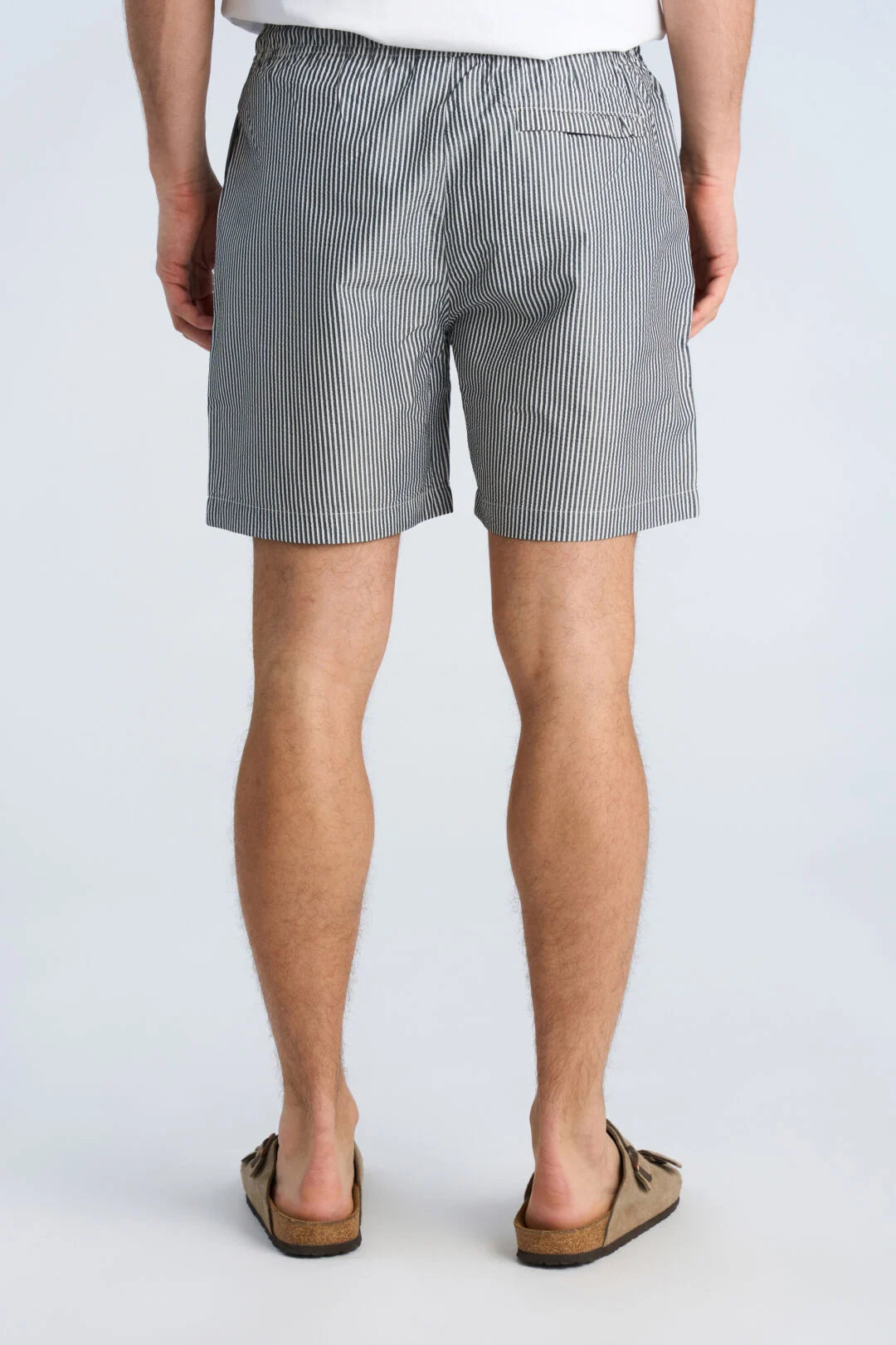 Mens - Striped Swim Shorts