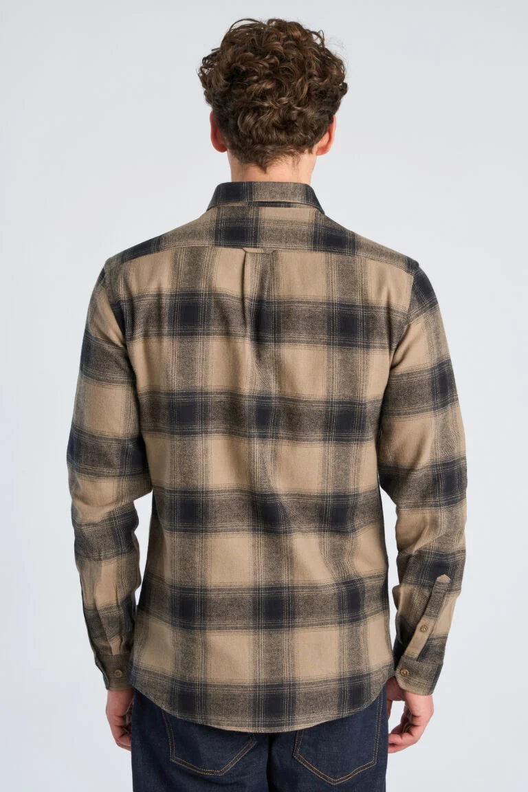 203792 - Mens Checked Relaxed Fit Cotton Shirt