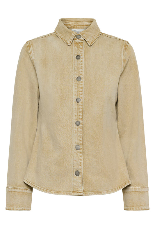 MWAzul 182 Denim Shirt Brown Rice Wash