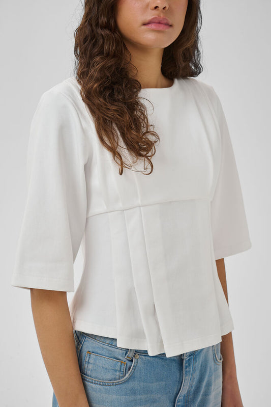 MWApir Pleat T-Shirt Blouse