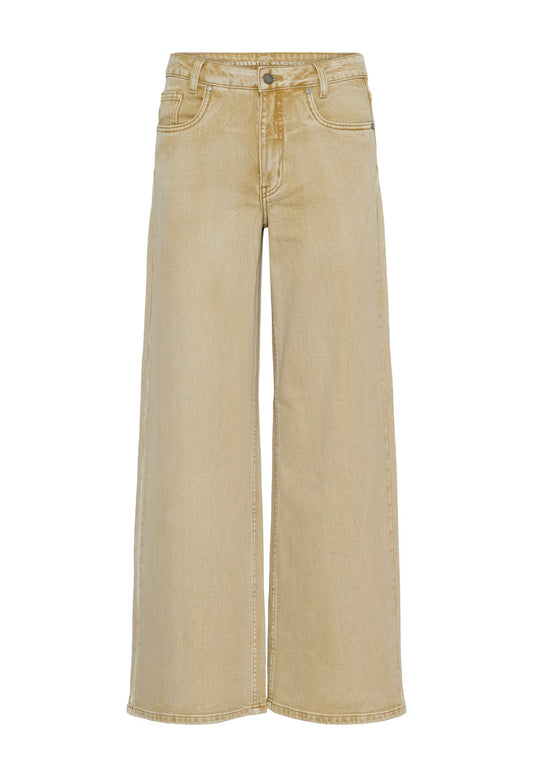 MWNielle 182 High X-Wide Jeans Brown Rice Wash