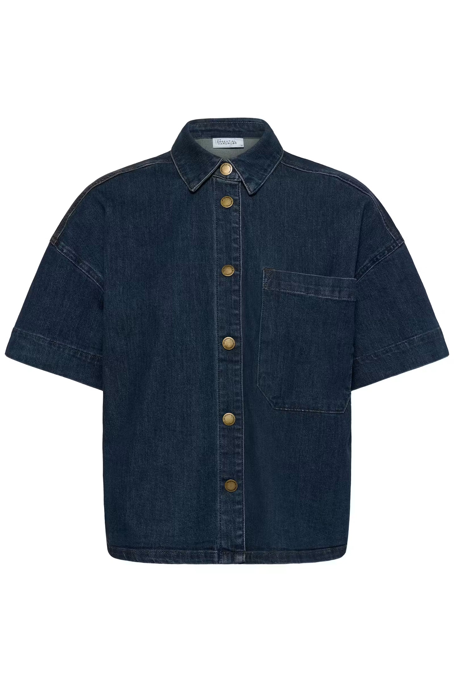 Denim Shirt MWLinn Dark Blue Wash