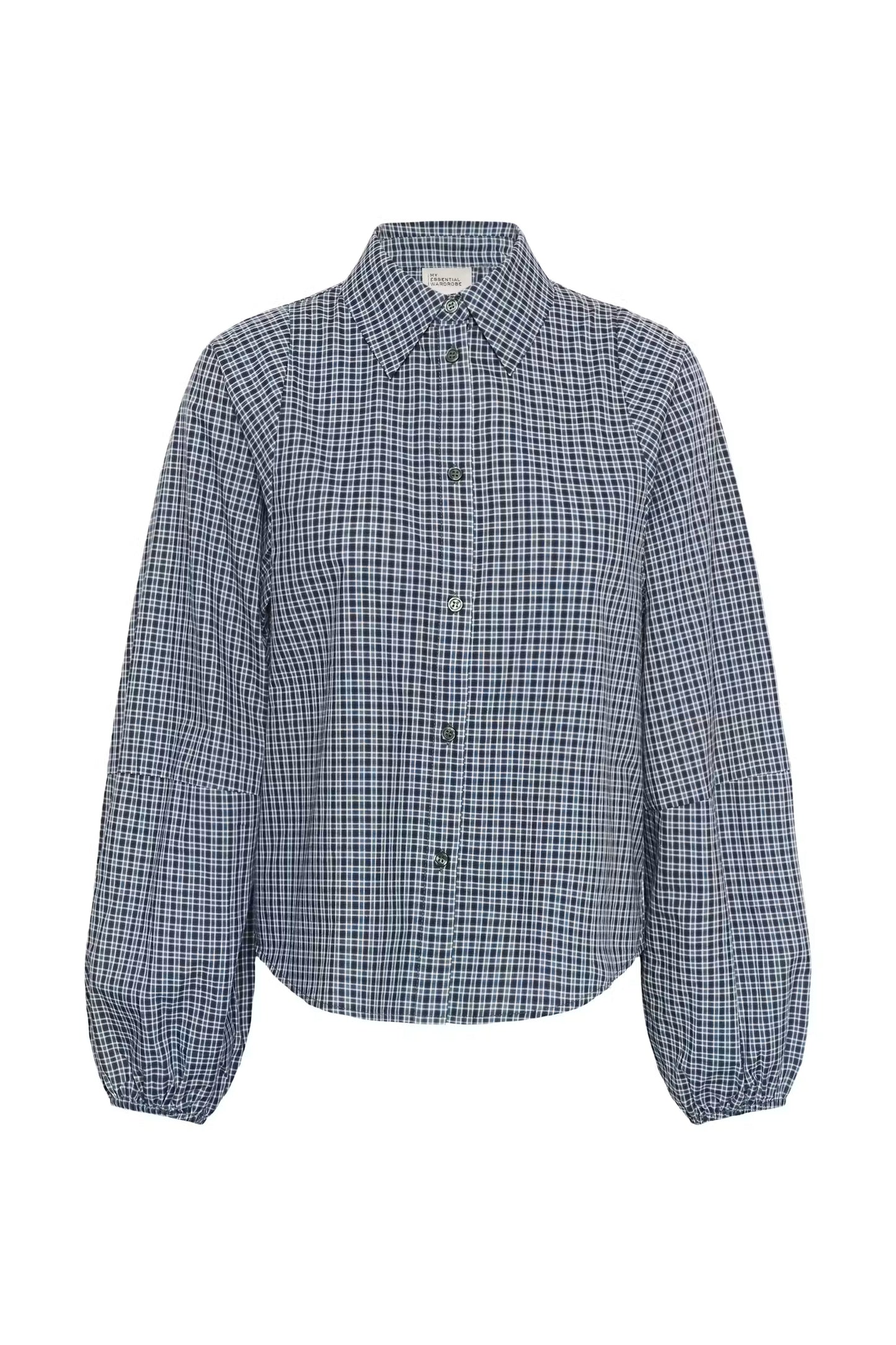 MWIlse Balloon Sleeve Checked Shirt