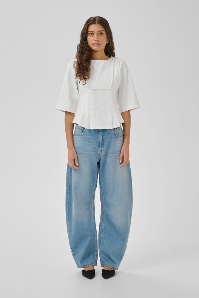 MWApir Pleat T-Shirt Blouse