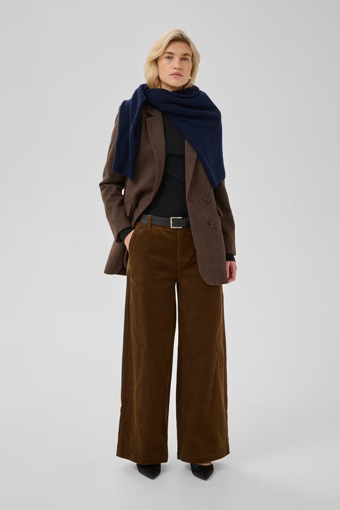 MWNora X-Wide Corduroy Trouser Bison