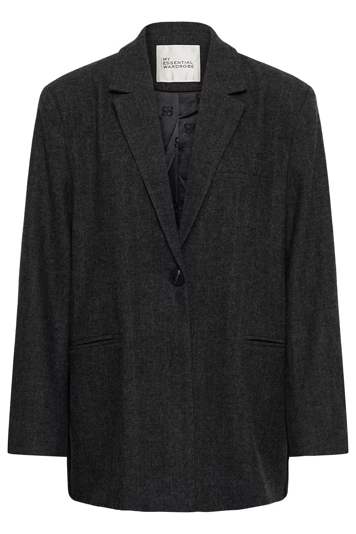 MWLayla Blazer Dark Grey Melange