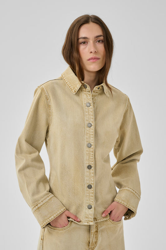 MWAzul 182 Denim Shirt Brown Rice Wash