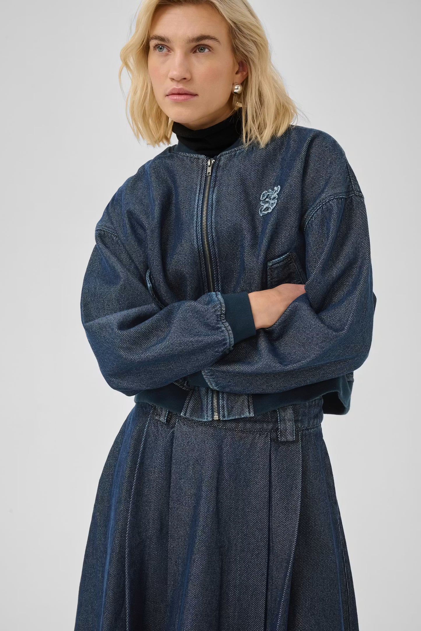 MWNorma 185 Denim Jacket Dark Blue
