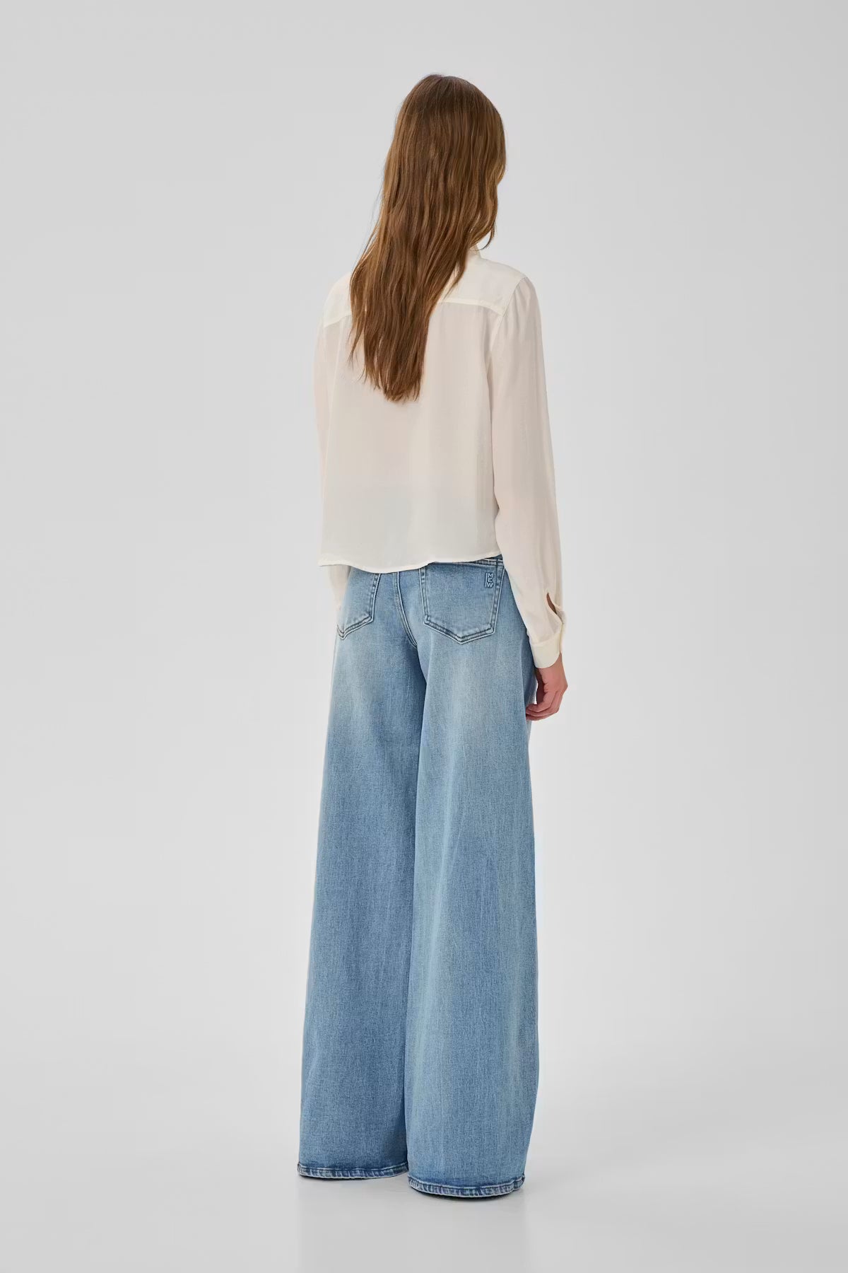 MWKaro Wide Leg Jeans 30" Light Blue