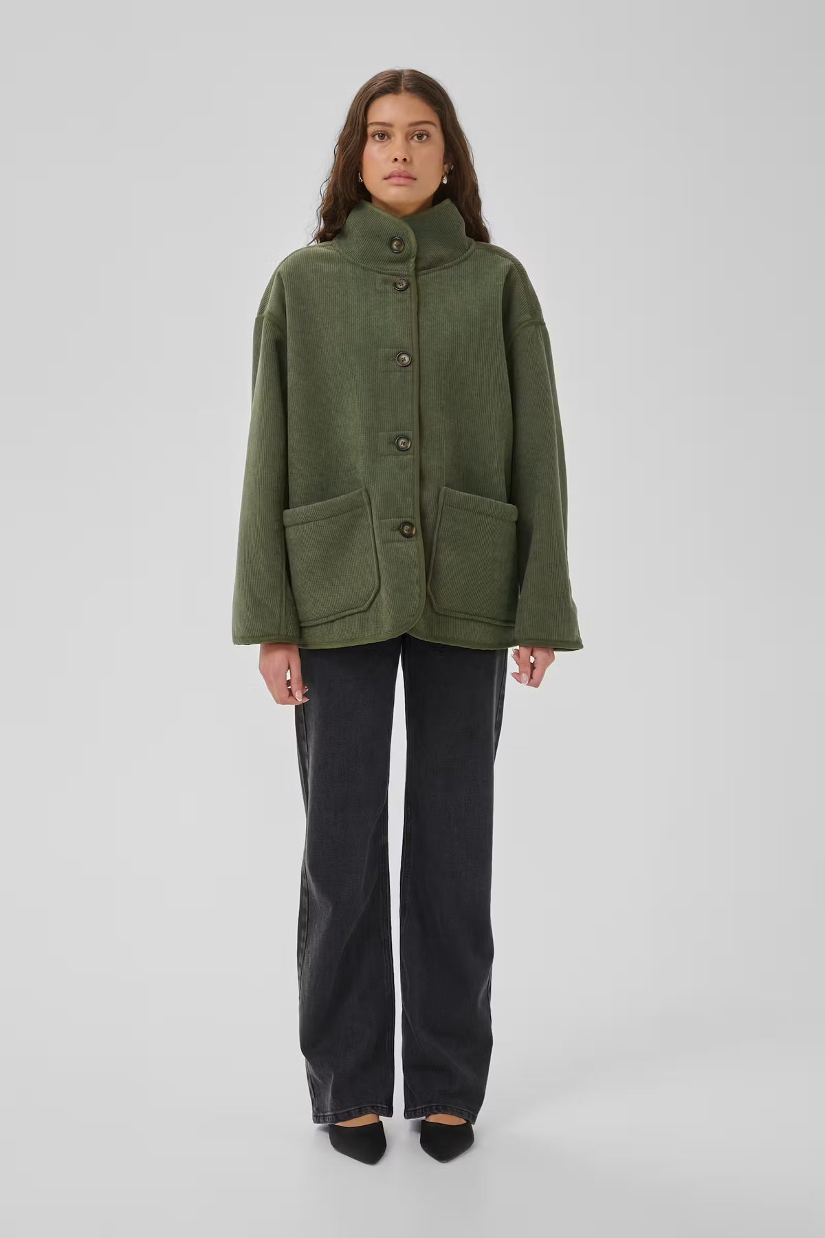 MWFuna Reversible Corduroy Jacket Olive Night