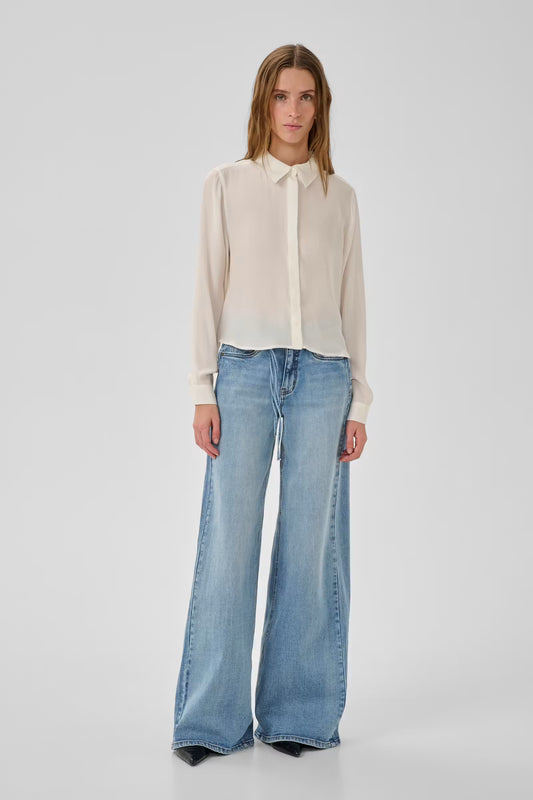 MWKaro Wide Leg Jeans 30" Light Blue