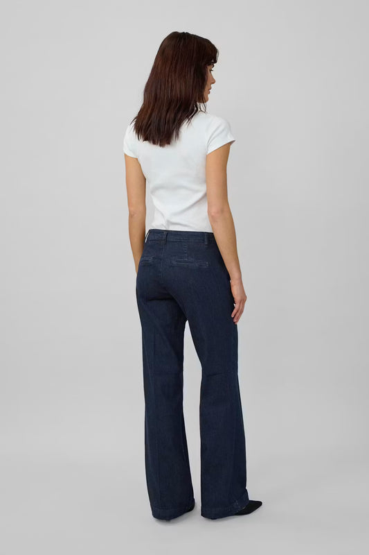 The Lara 115 Denim Trouser Dark Blue
