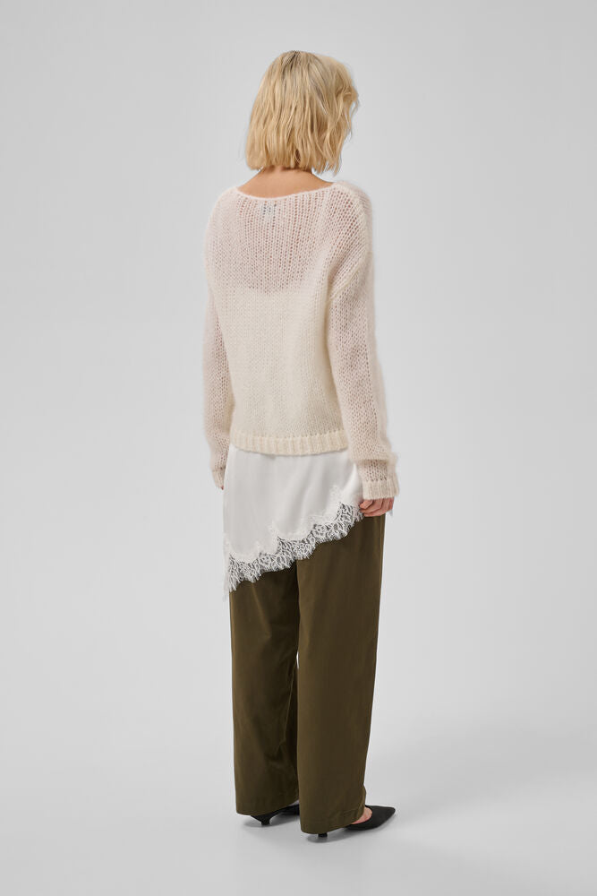 MWNima Knitted Pullover Snow White