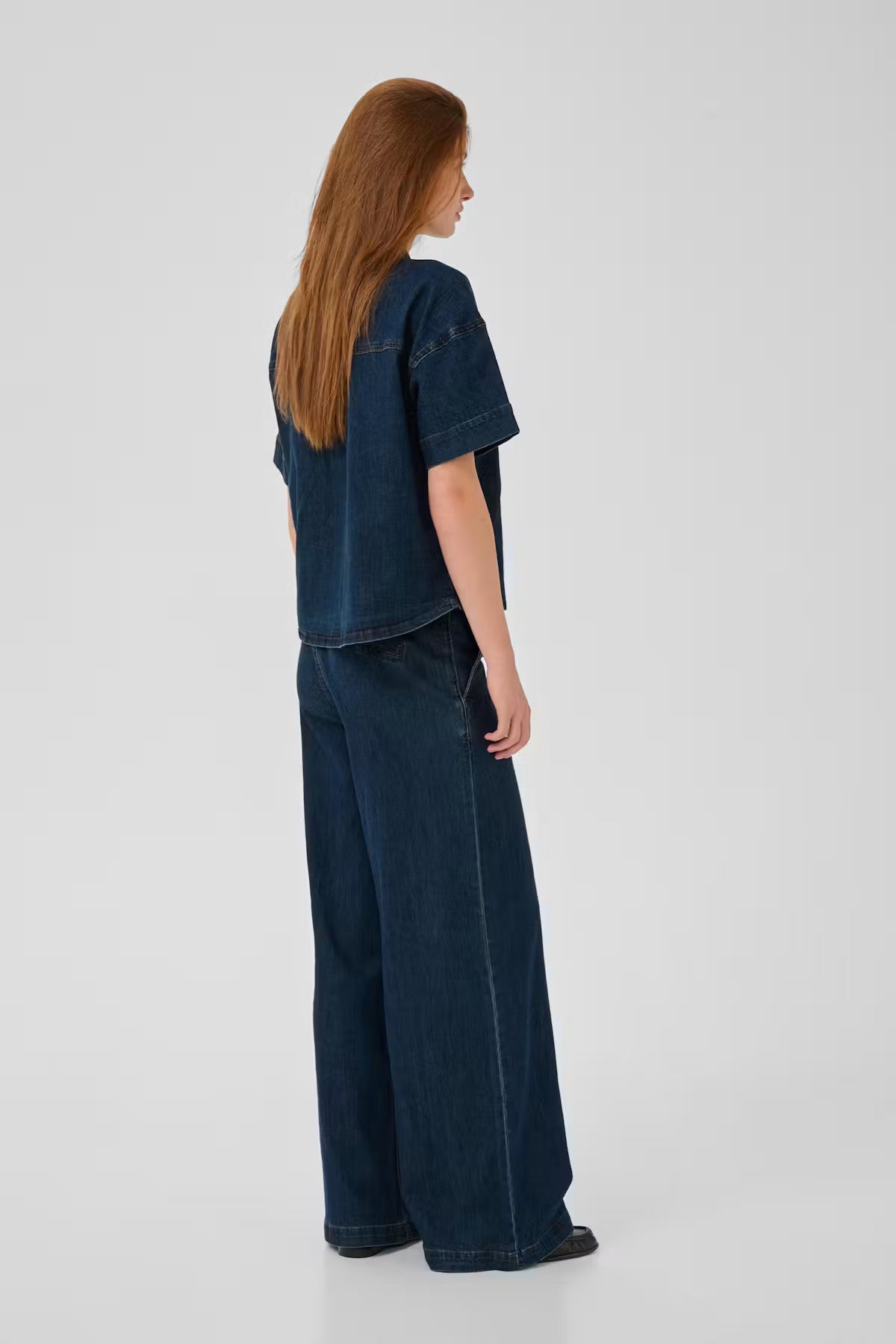 Denim Shirt MWLinn Dark Blue Wash
