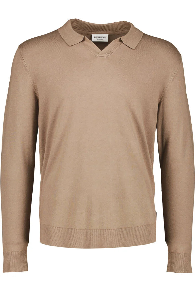 800803 - Mens Fine Viscose Knit with Polo Collar