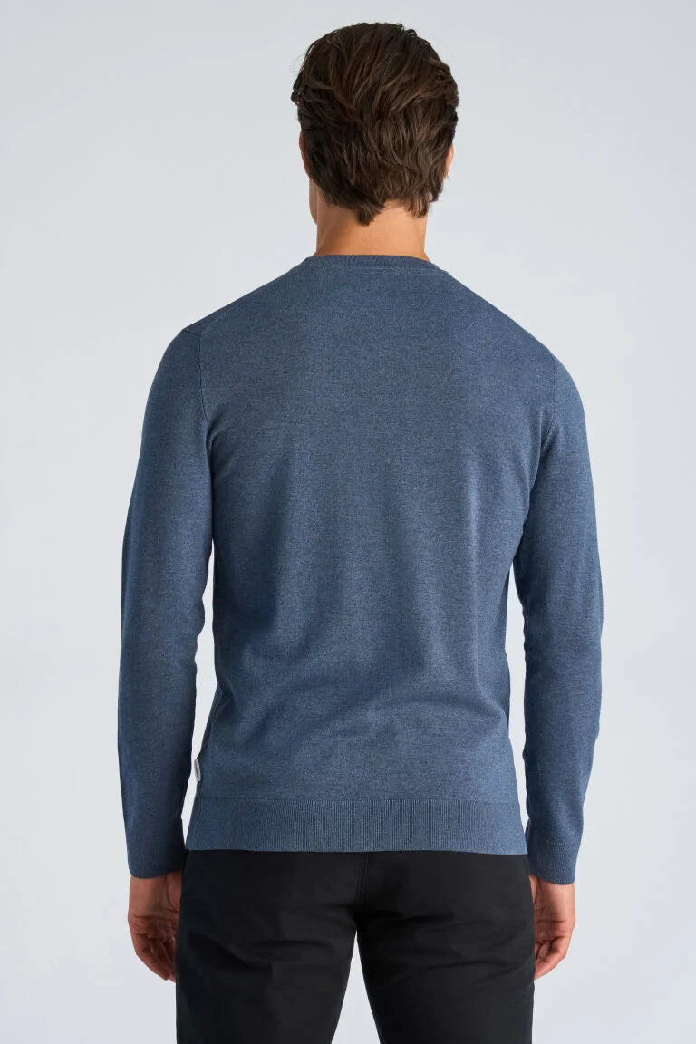 800800 - Mens Round Neck Viscose Lightweight Jumper