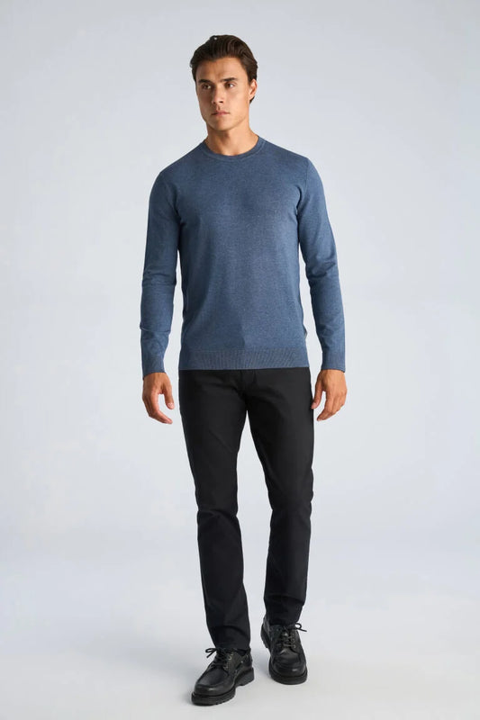 800800 - Mens Round Neck Viscose Lightweight Jumper