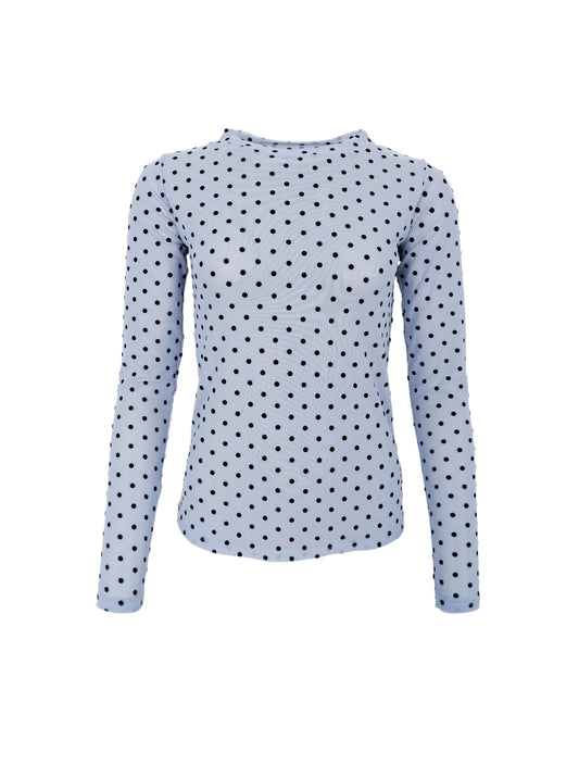 BCJennie Dotted Mesh Blouse