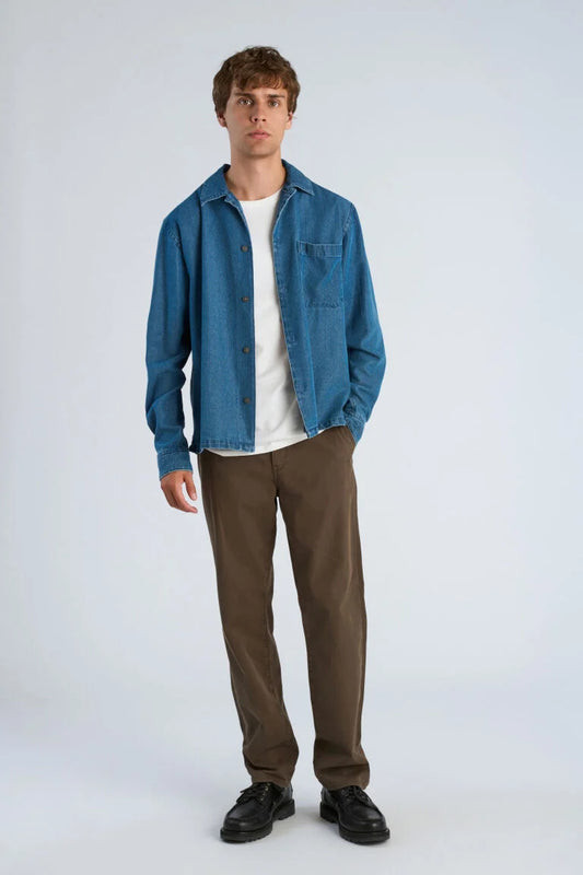 Mens - Denim Shirt in Heavy Wash (225084)