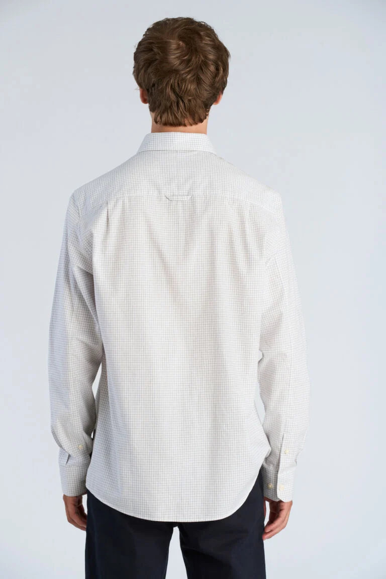 225094 - Mens Cotton Shirt Smoke White