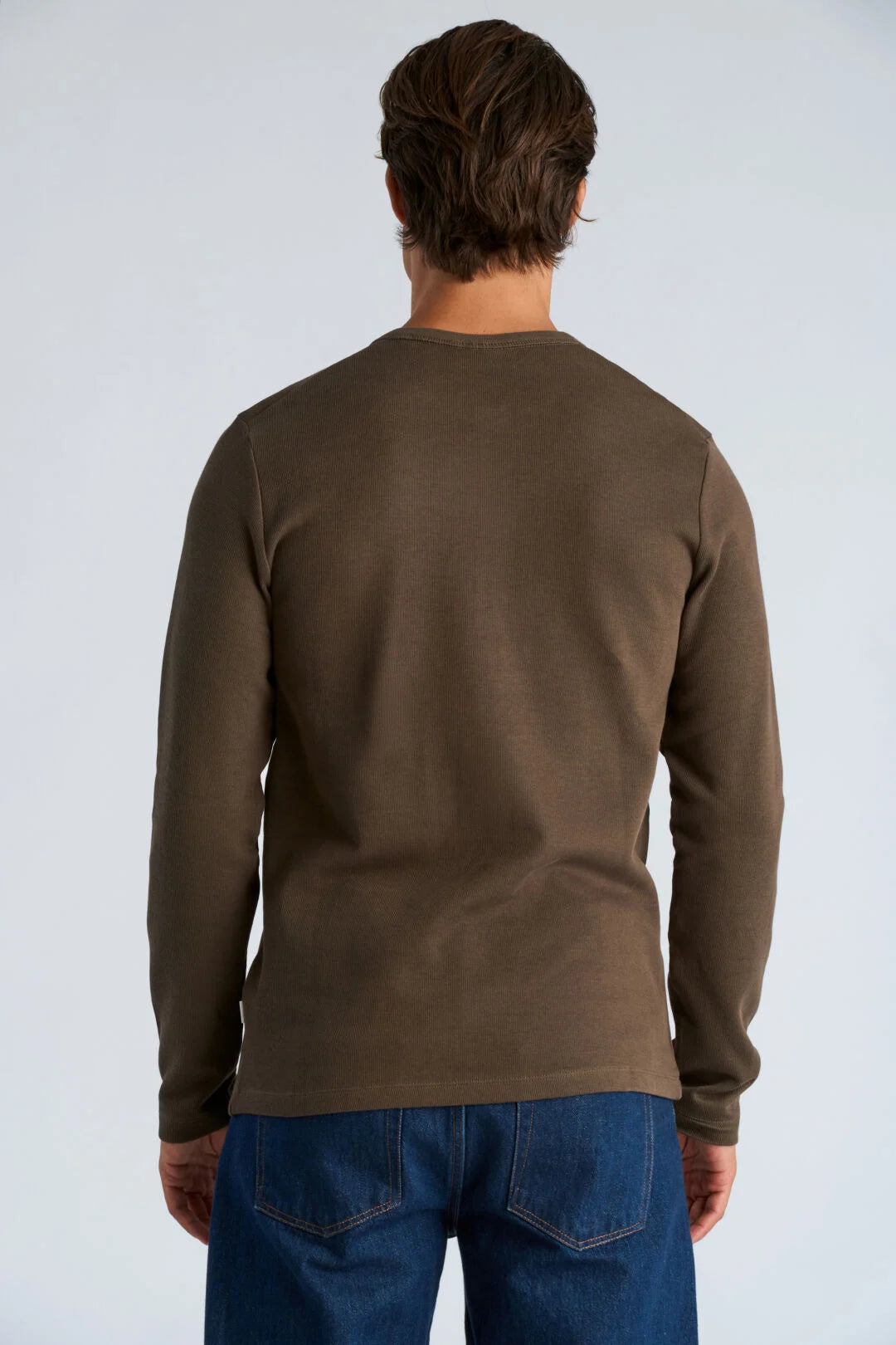 403021A - Mens Grandad Long Sleeved T-Shirt