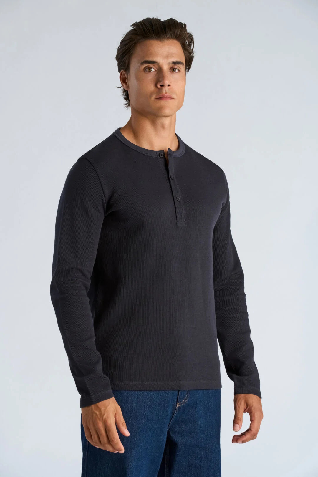 403021A - Mens Grandad Long Sleeved T-Shirt
