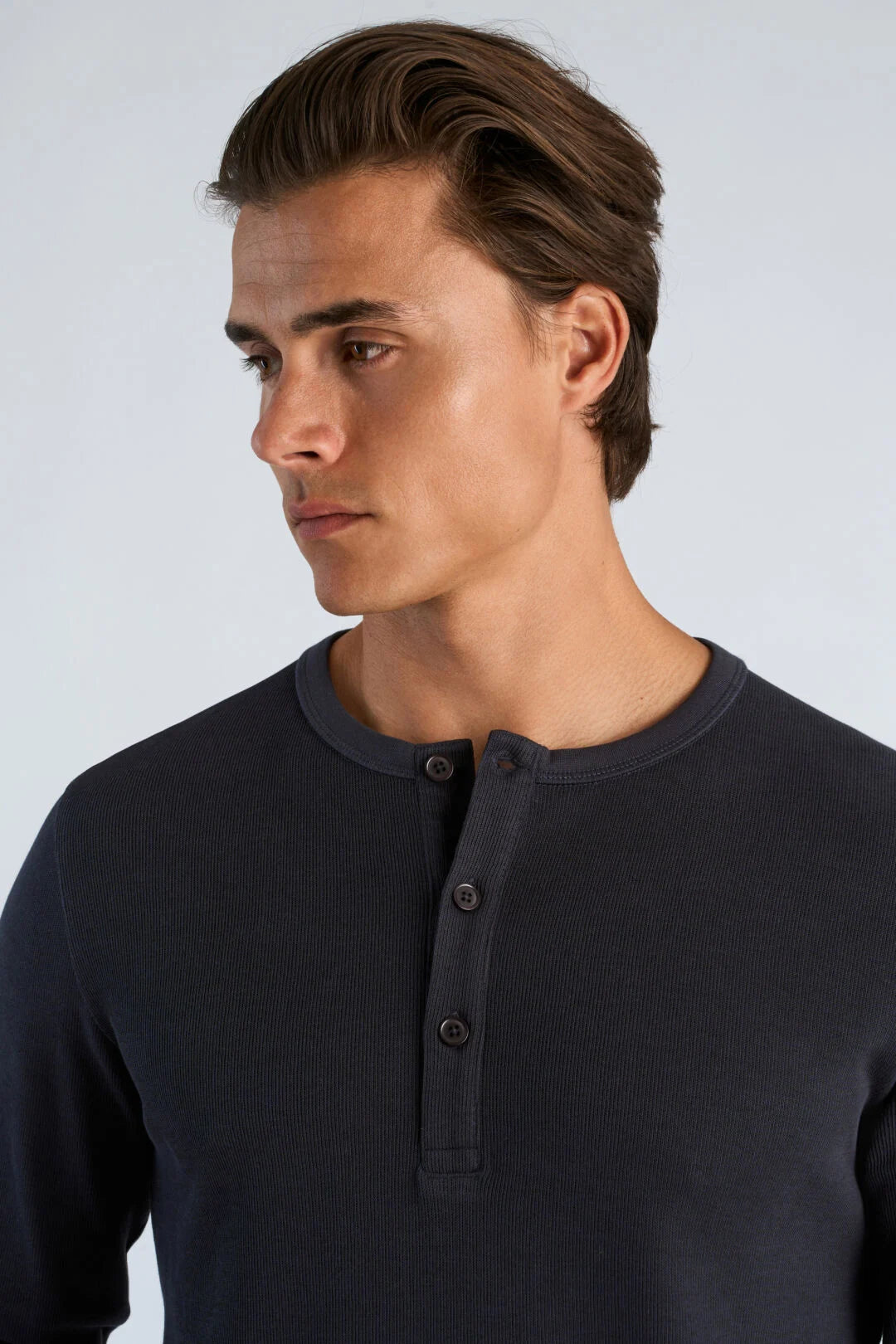 403021A - Mens Grandad Long Sleeved T-Shirt