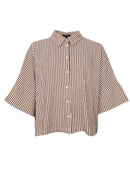 BCStarry Loose Strass Shirt Tobacco