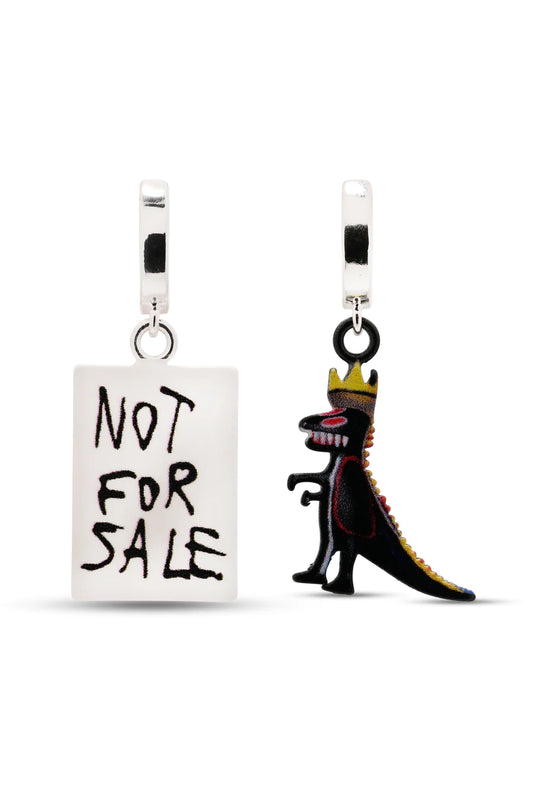 Basquiat Earring Set “Not for Sale”