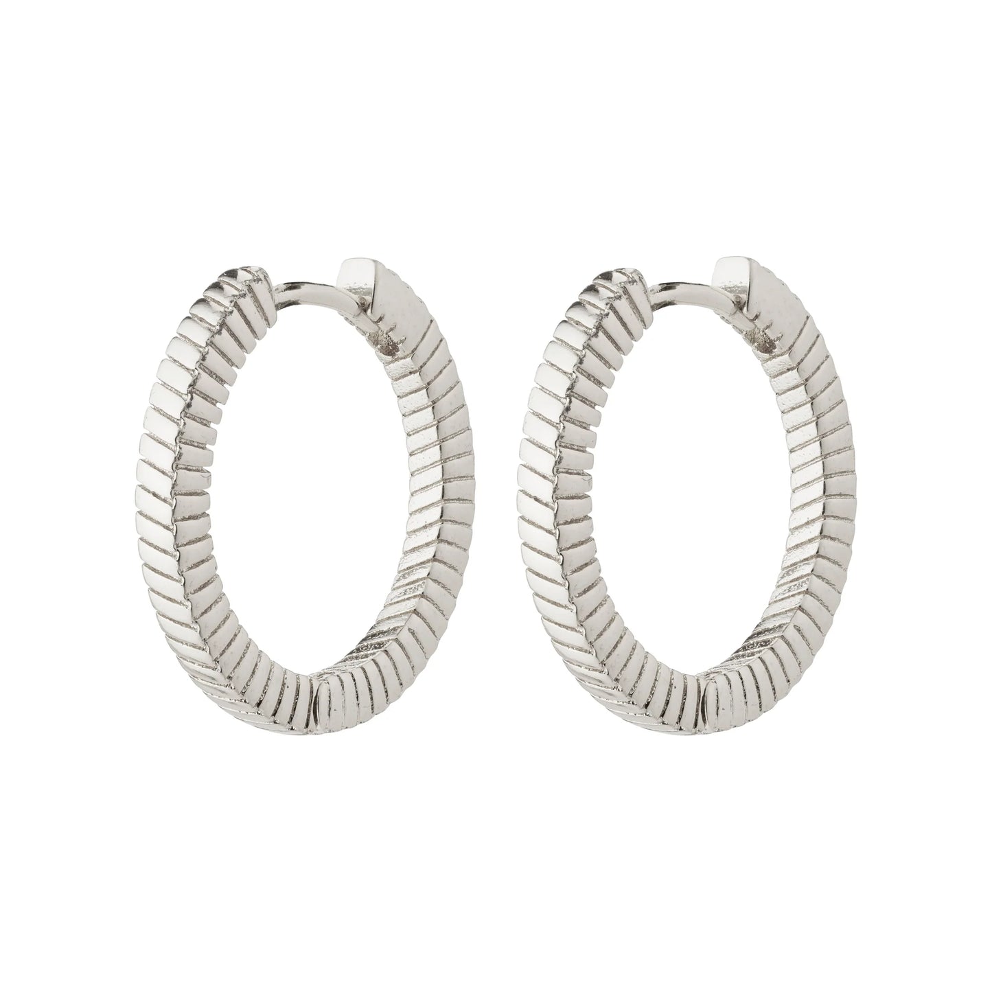 692332013//692336013 // Dominique recycled hoop earrings silver-plated