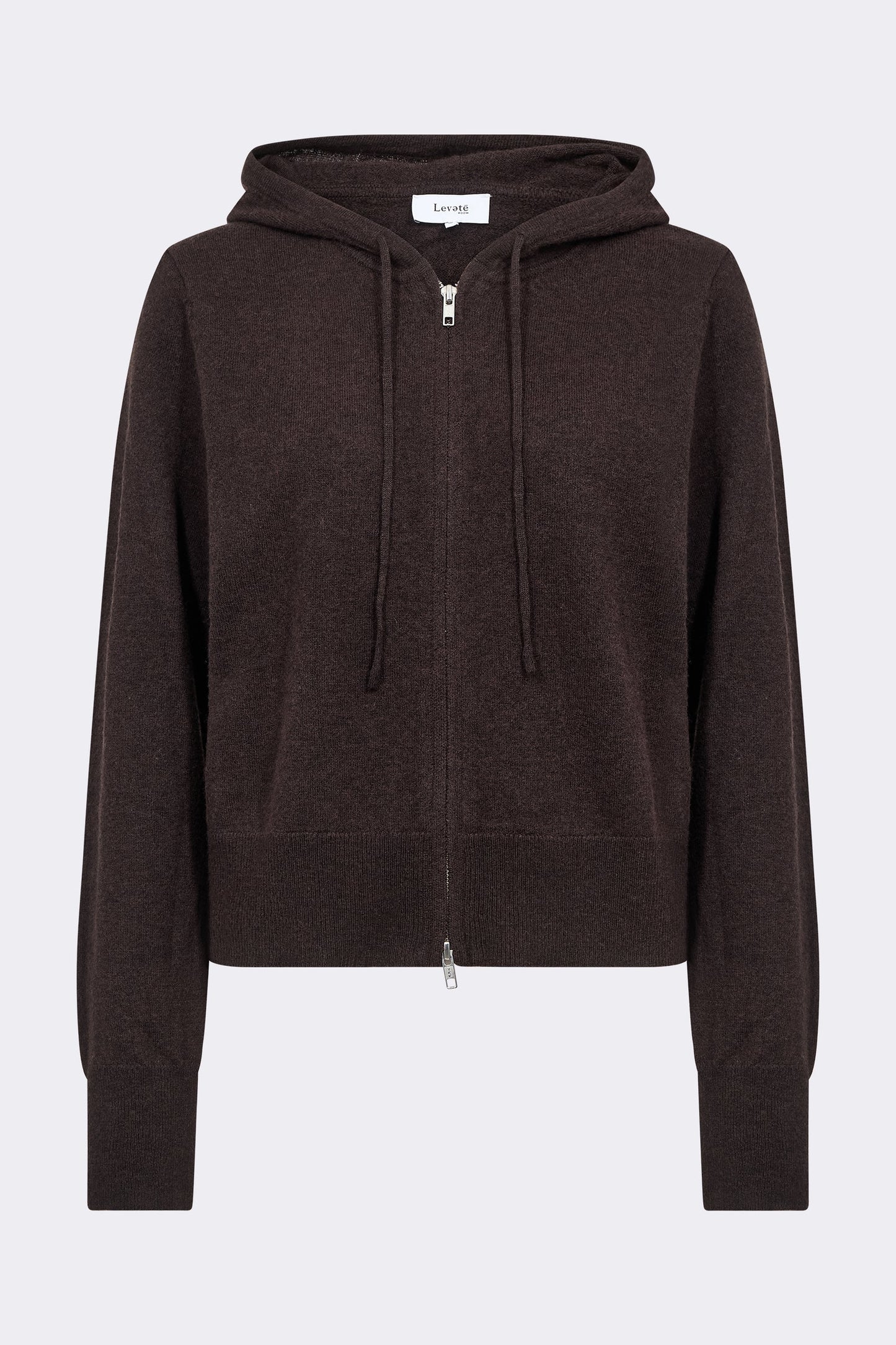 LR-Ismaila 22 Hooded Merino Wool Jumper with a Zip