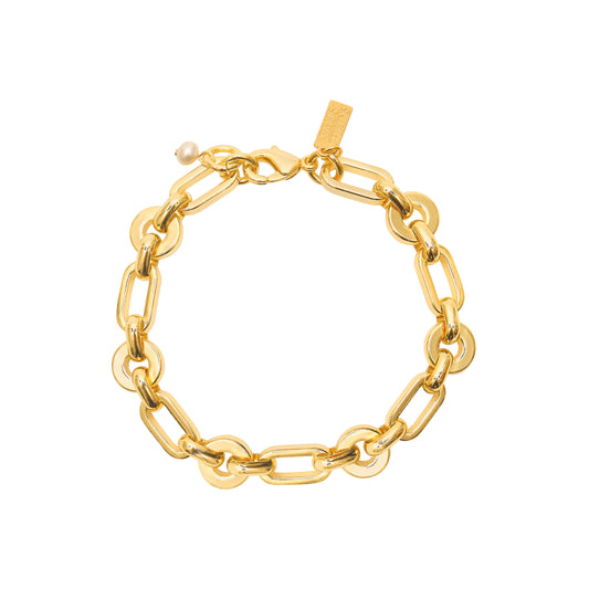 Chunky Link Bracelet Gold