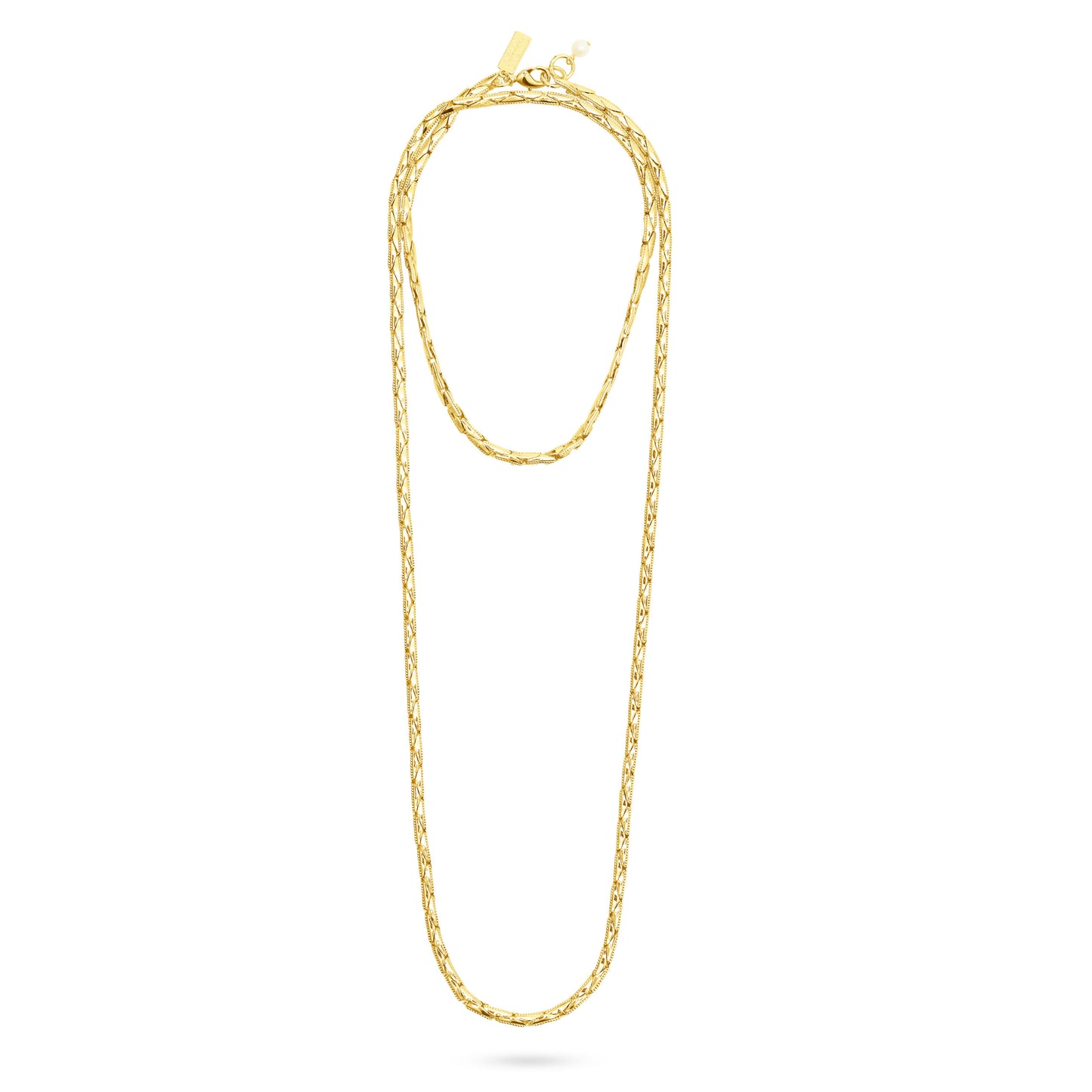 New York Long Necklace Gold