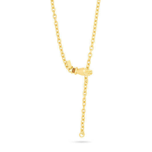 Wrap Around Chain Necklace Tiger Eye