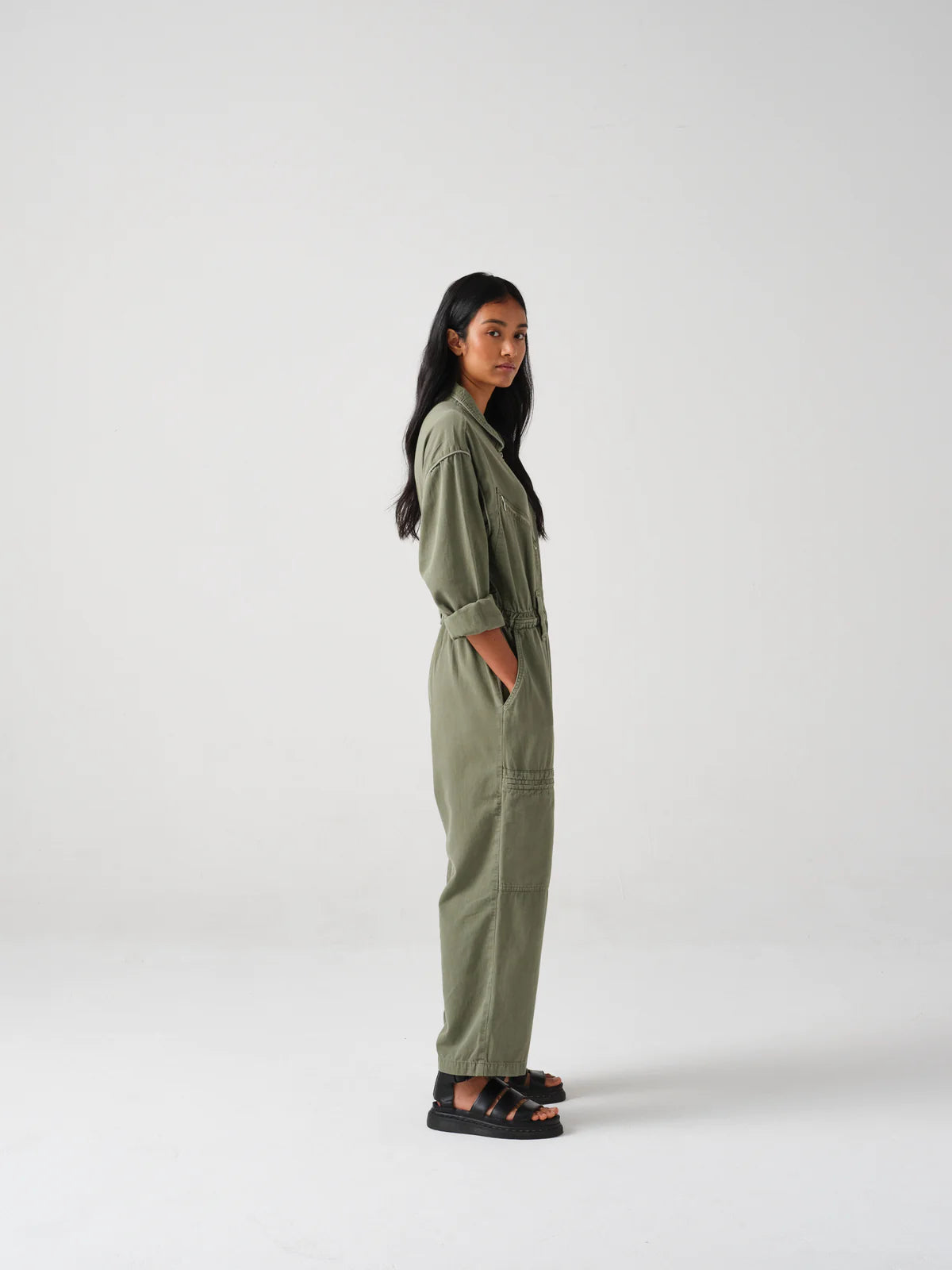 Amelia All in One in Moss Green