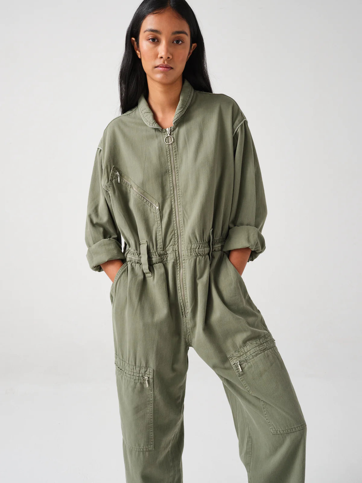 Amelia All in One in Moss Green